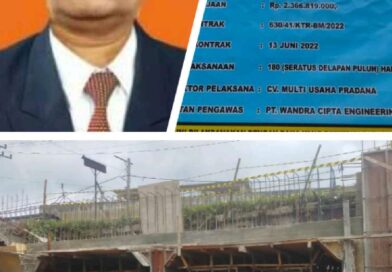 BAPAN-RI Sorot Pekerjaan CV.Multi Usaha Perdana Jembatan Kayo Aro (P.071) Proyek Milik BMCTR.