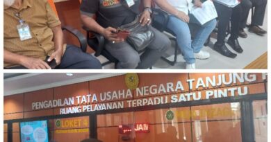 DR H Razman Arif Nasution, SH, SAg, MA, (PhD).Datangi Kantor (PTUN) Tanjung Pinang di Batam. 2 Dengan Korban Mafia Tanah.
